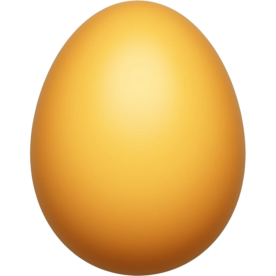 Yellow egg emoji