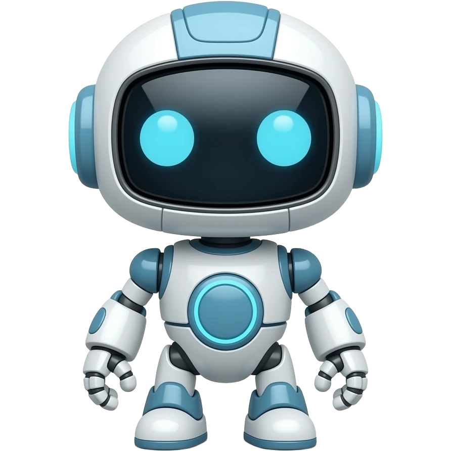 A tiny robot named Emo emoji