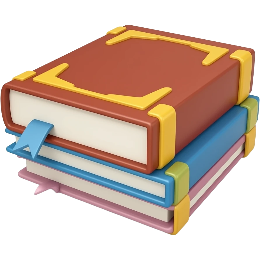 Libro 3D emoji
