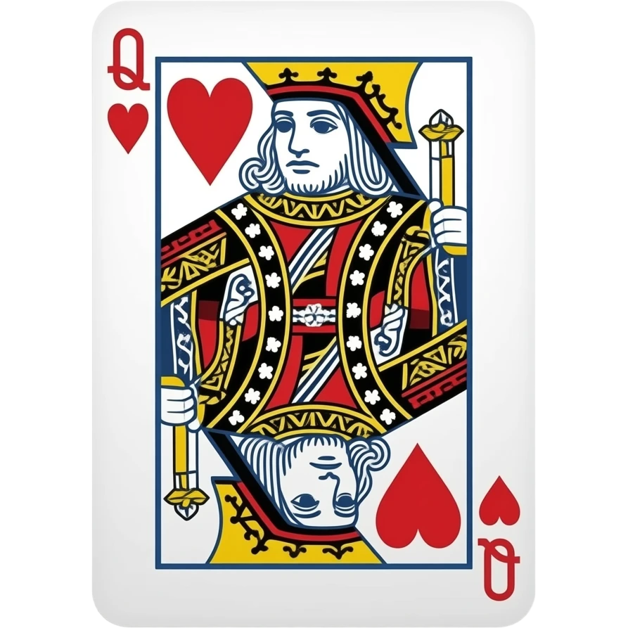 Queen ace card emoji