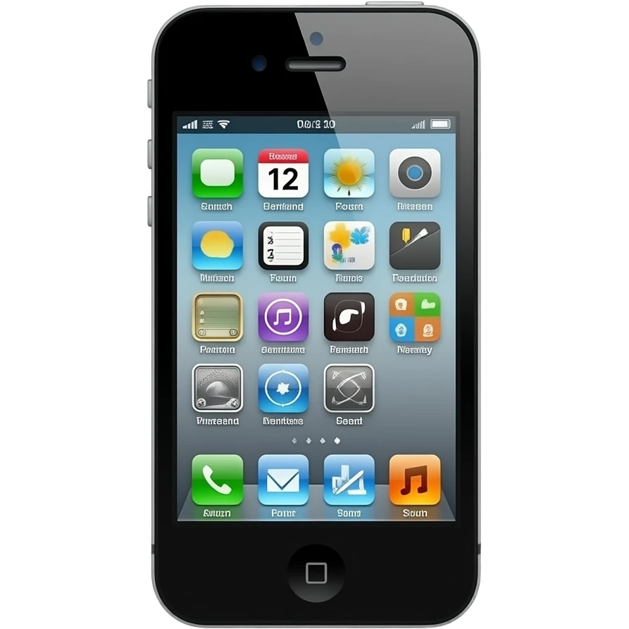 2nd generation iPod Touch realist and standing up emoji