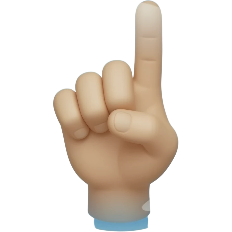 blue bubble hand pointing up emoji