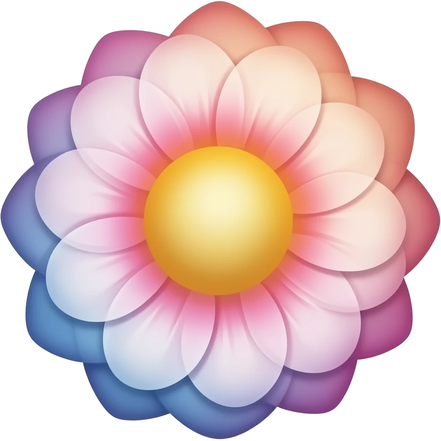 colourful flower emoji