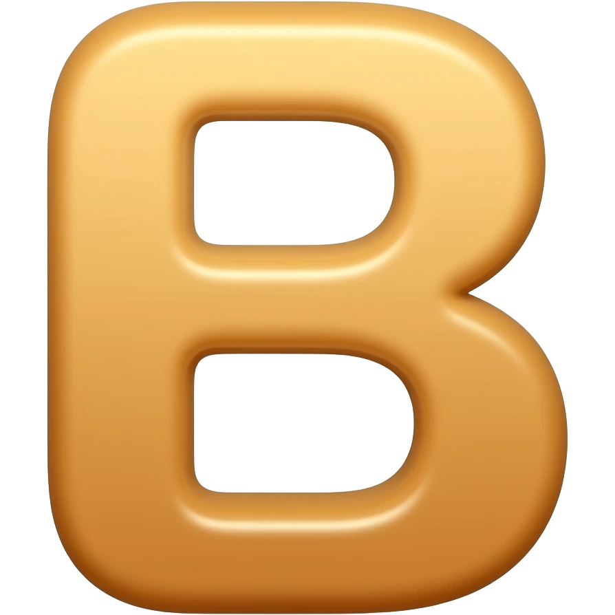B emoji