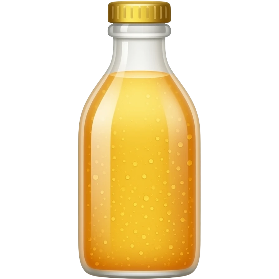sparkling juice bottle emoji