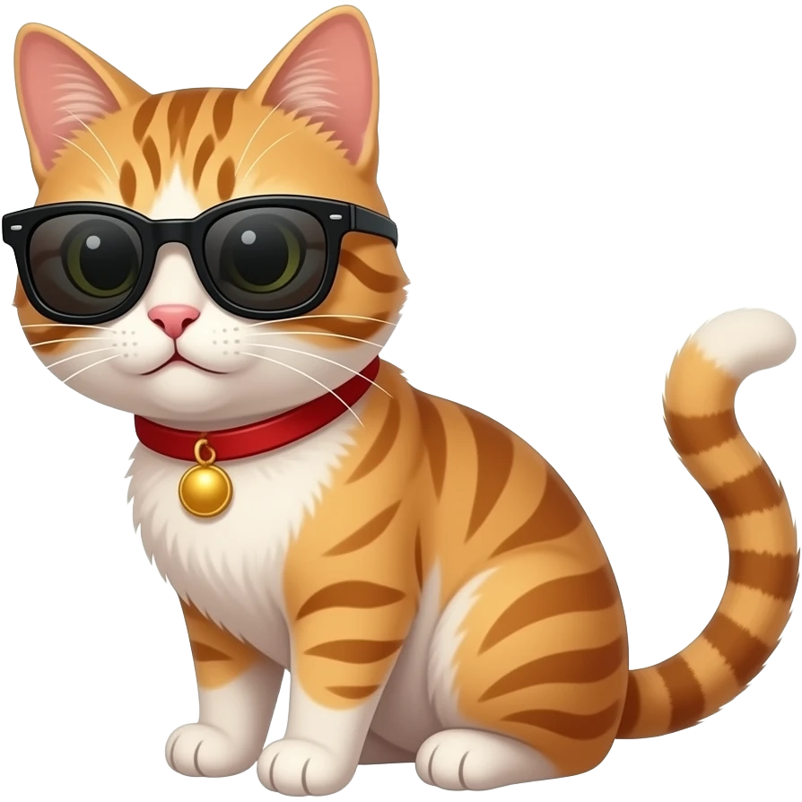 Cat wearing sunglasses emoji