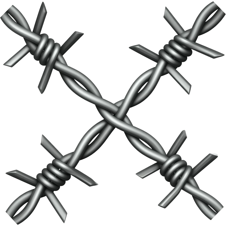 Barbed wire emoji emoji