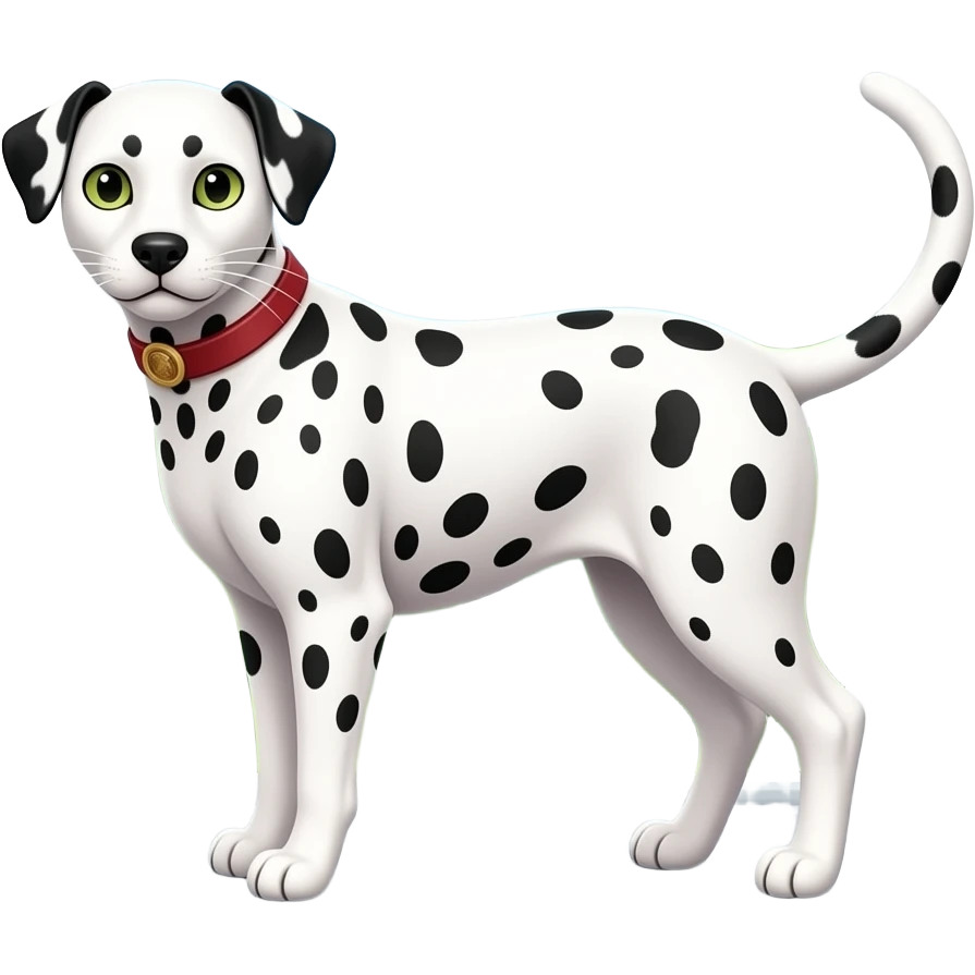 dalmatian cat emoji