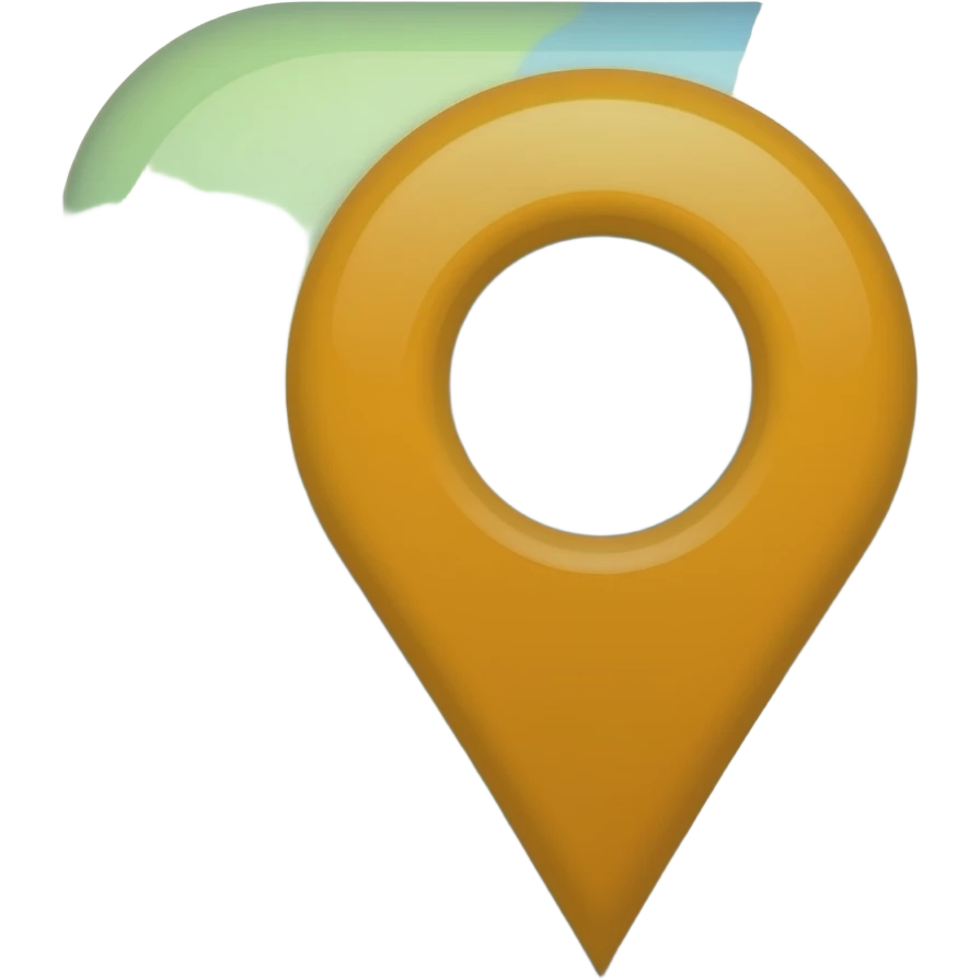 logo for "map journal blog" app emoji