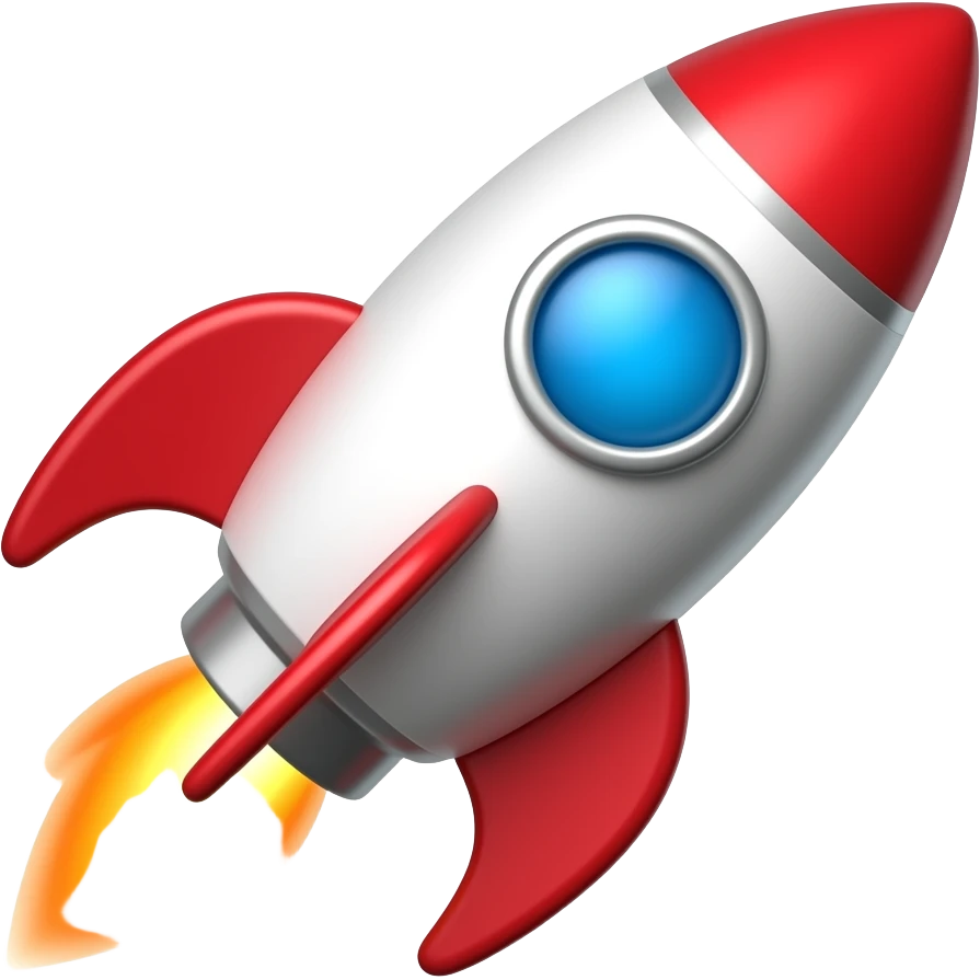 rocket leaves emoji