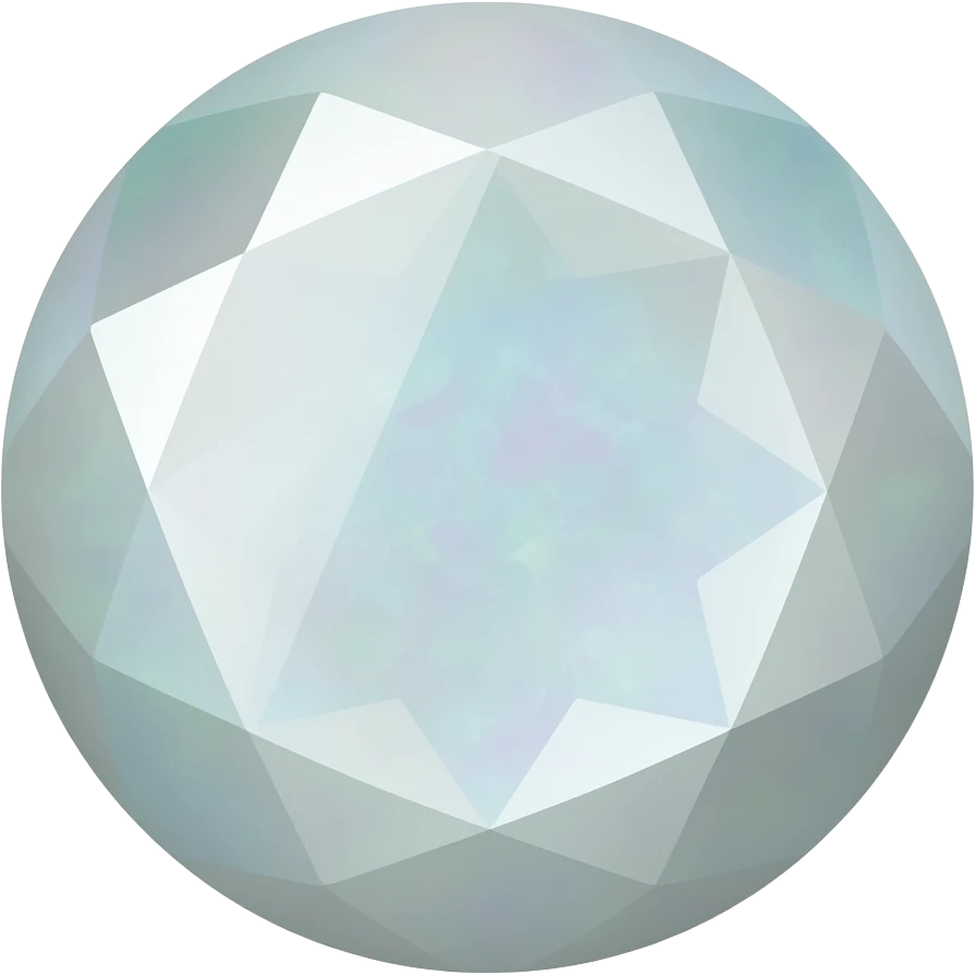 opal with flecks emoji