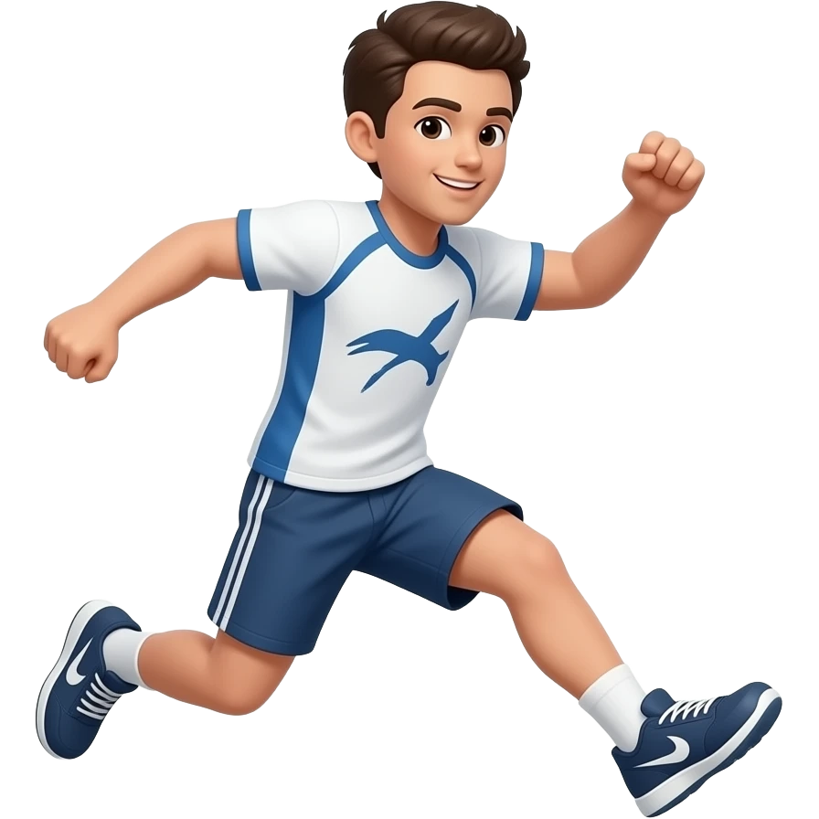 Human jumping emoji