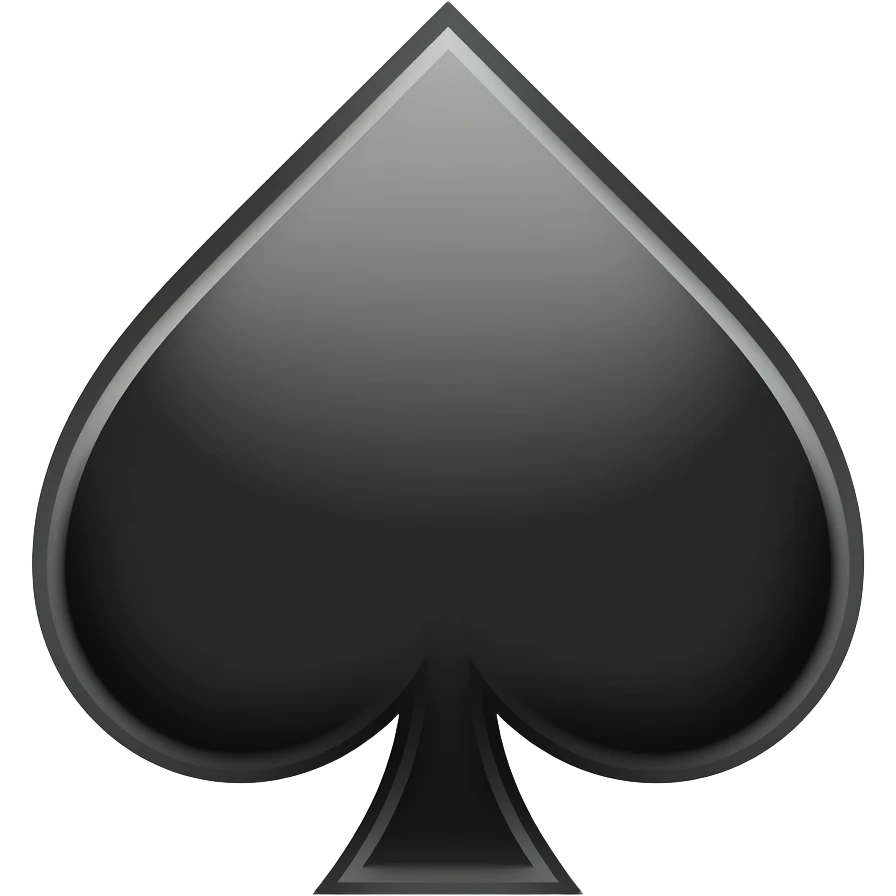 Black ace emoji