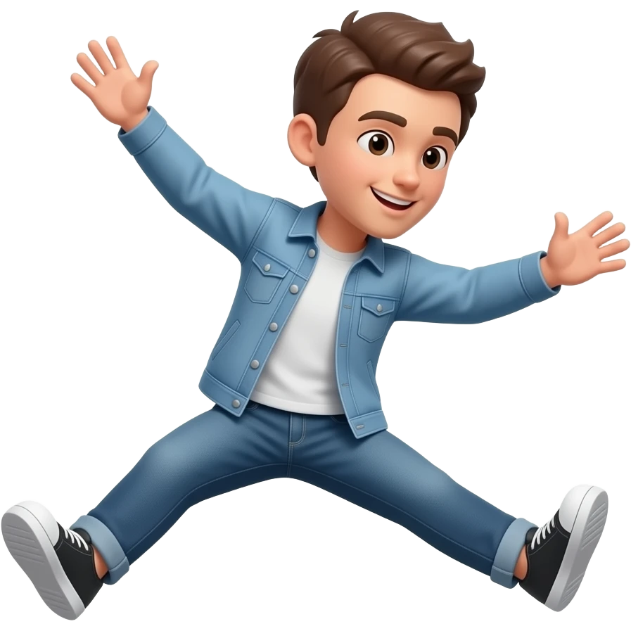 Jump emoji