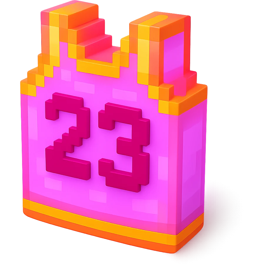 светящейся розовая баскетбольная майка с надписью "23", no background emoji