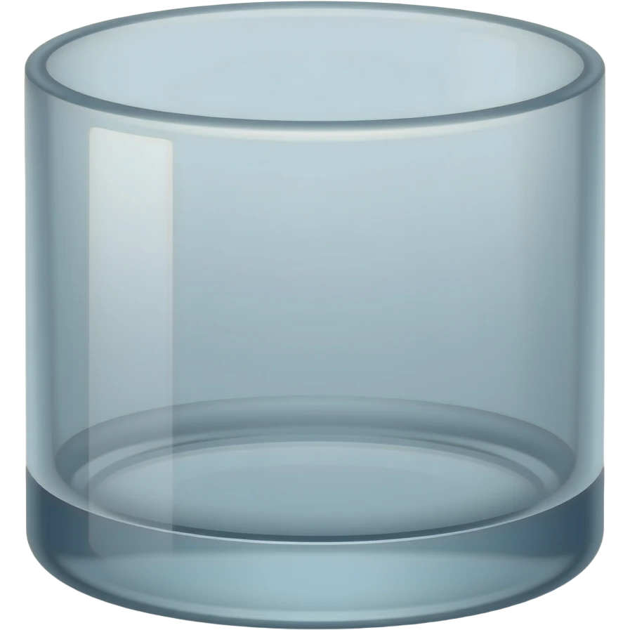 zrub sama ikonke takiego liquid glass bez niczego w środku emoji