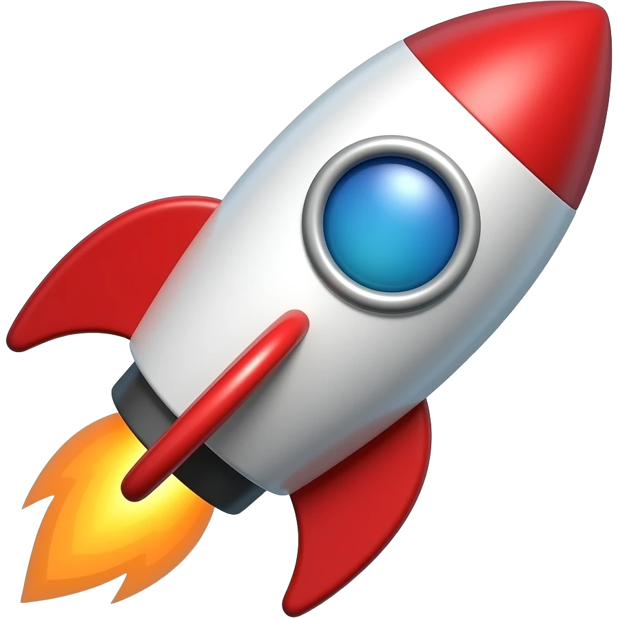 Rocket emoji