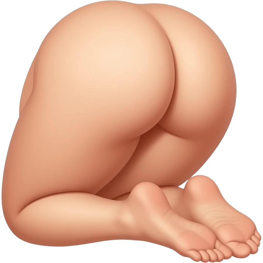 Голая женская попа нагнулась emoji