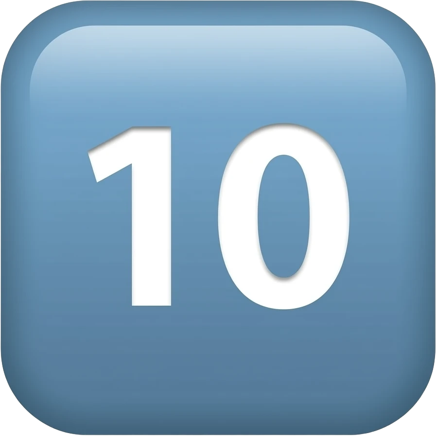 10 square emoji
