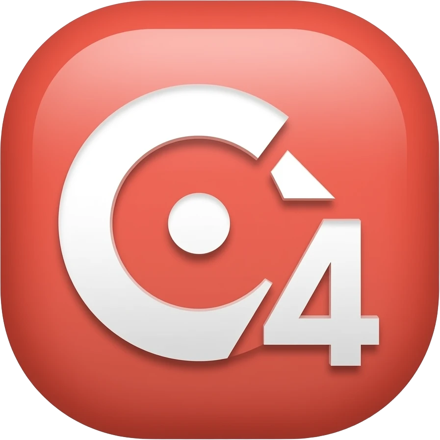 google GA4 logo, red color emoji