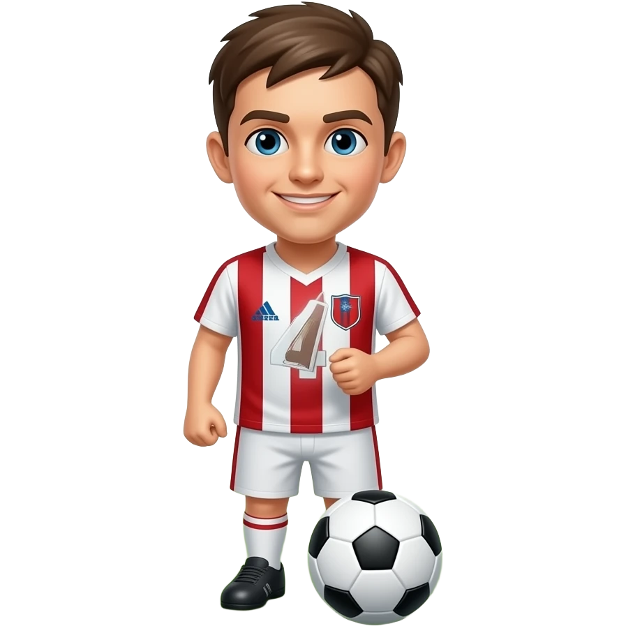 SOCCER PLAYER WITH A DOPING emoji