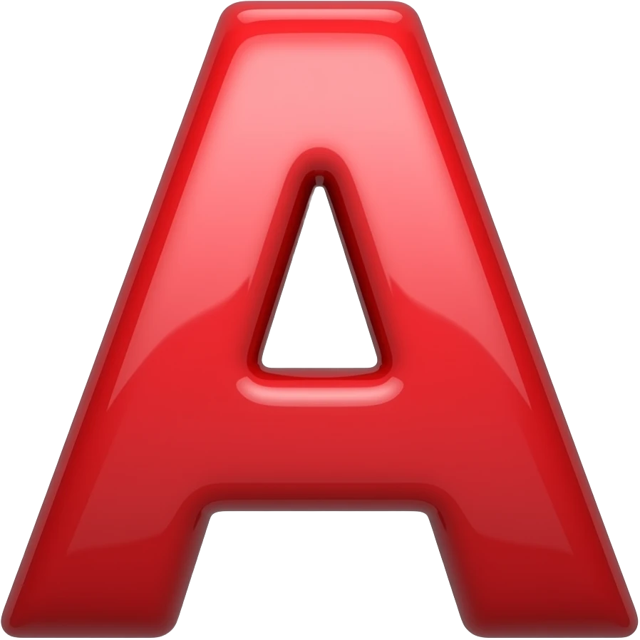 RED A emoji