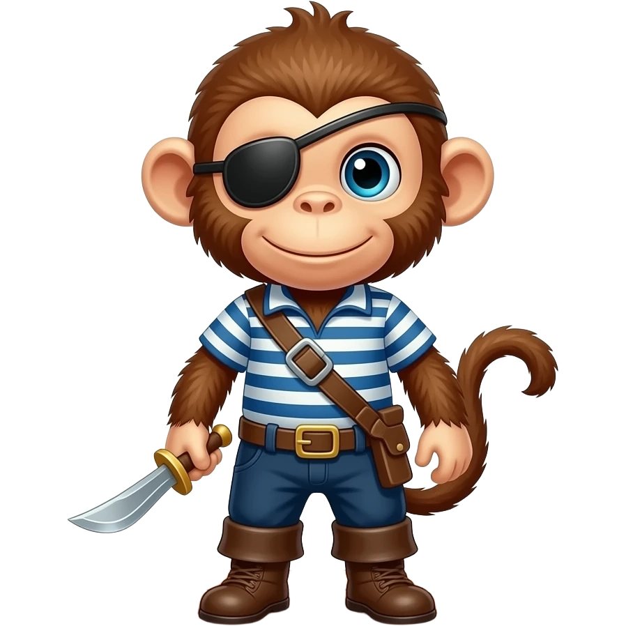 pirate monkey emoji