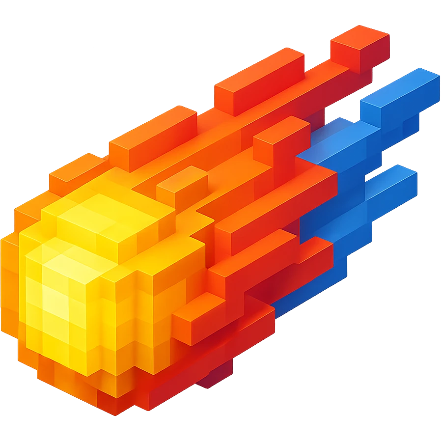светящиеся комета, no background emoji