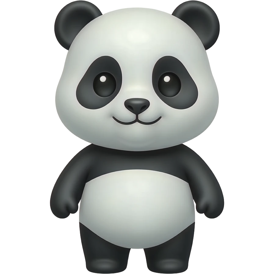 Mini panda emoji