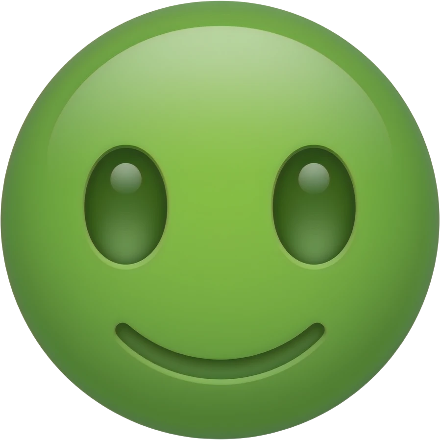 green color emoji