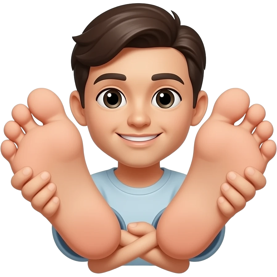 crossing toes emoji