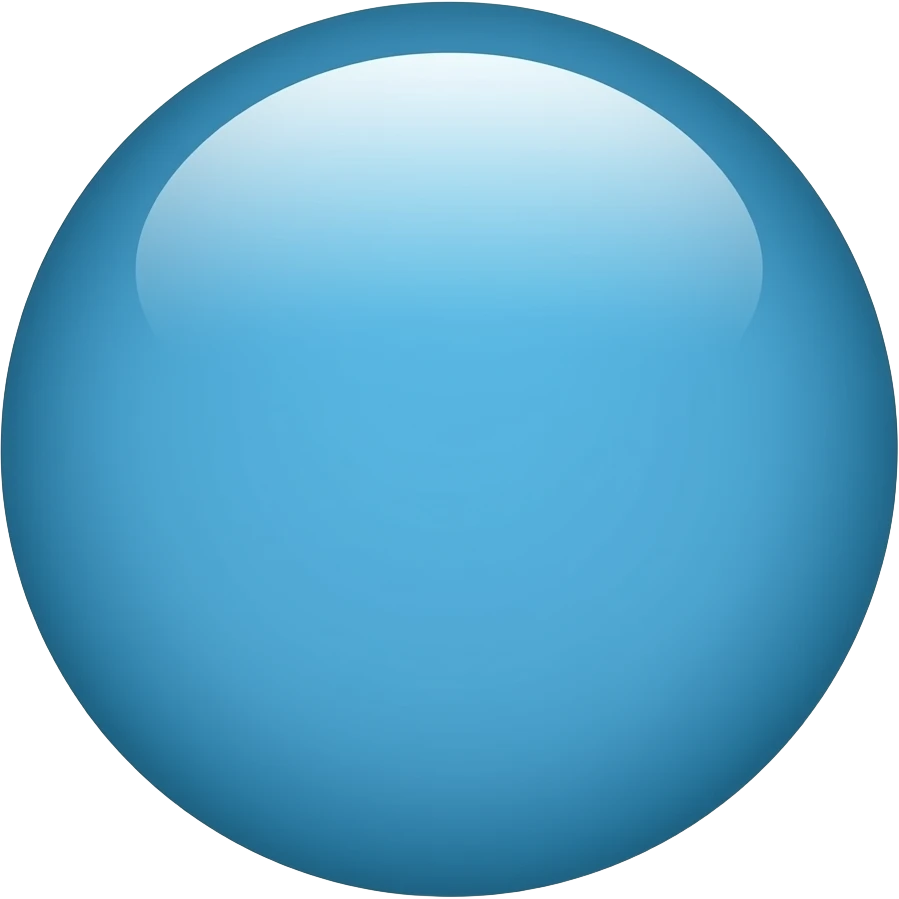blue circle emoji
