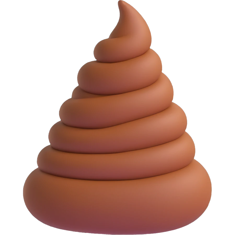 giant poop scak emoji