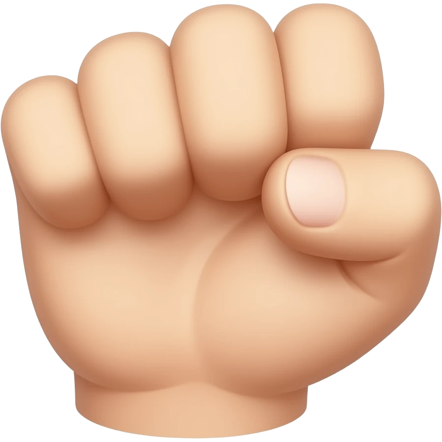Mão beliscando emoji