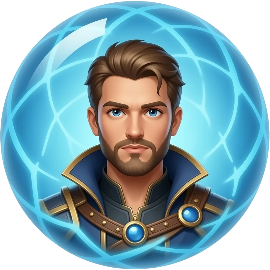 mage in sphere mana shield warcraft emoji