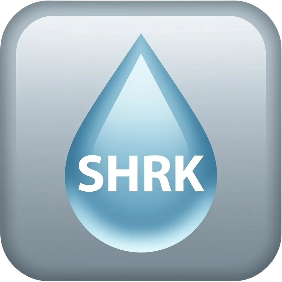 💧SHRK inside a gray rectangle emoji