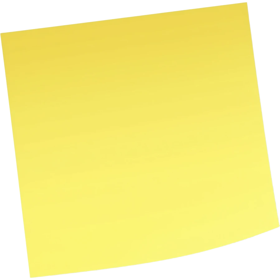 yellow post-it emoji