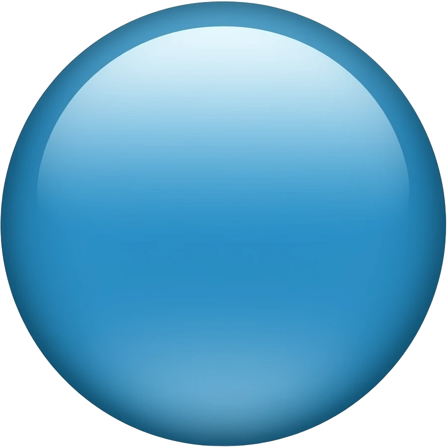 Blue color emoji