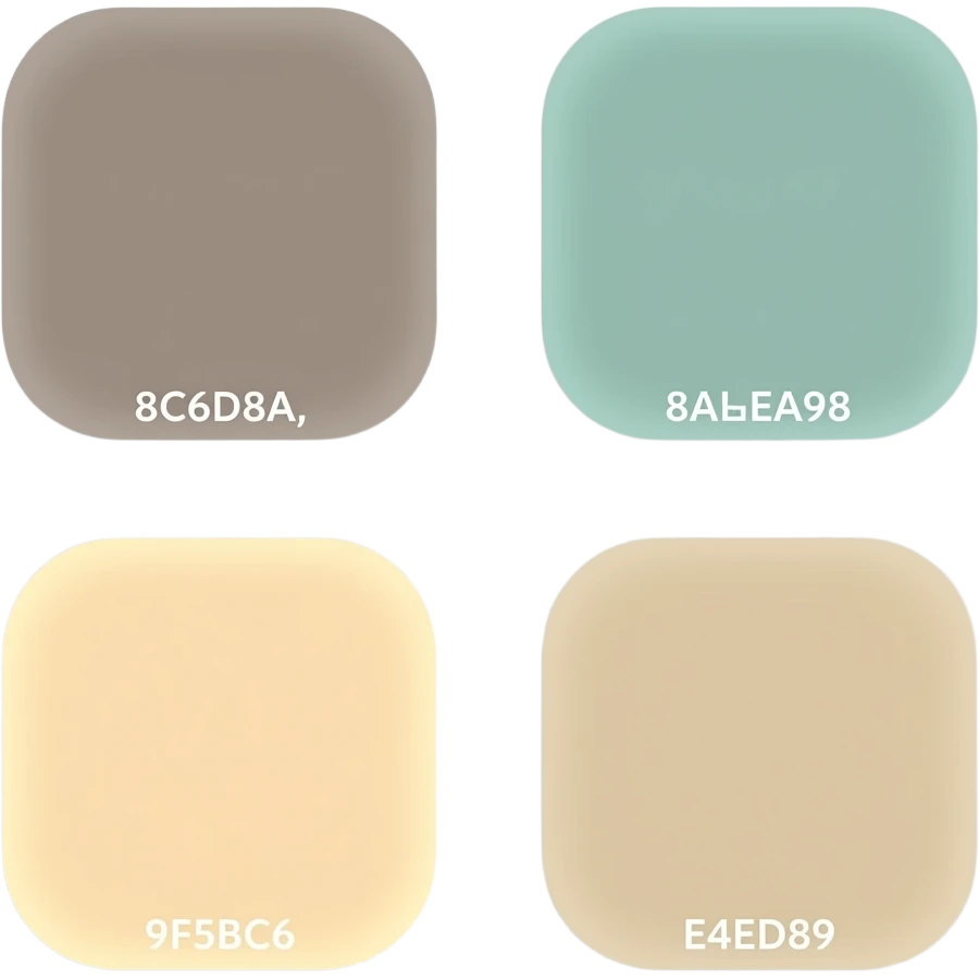 https://colors.muz.li/palette/8C6D8A/8aea98/eae35b/9f5bc6/e4ed89 emoji