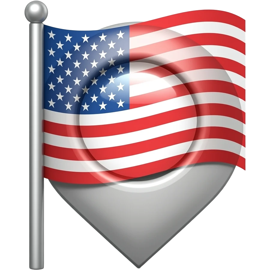 map pin flag, catroonish emoji