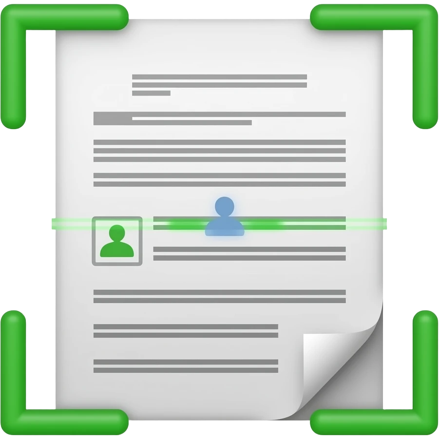 green scan frame document emoji