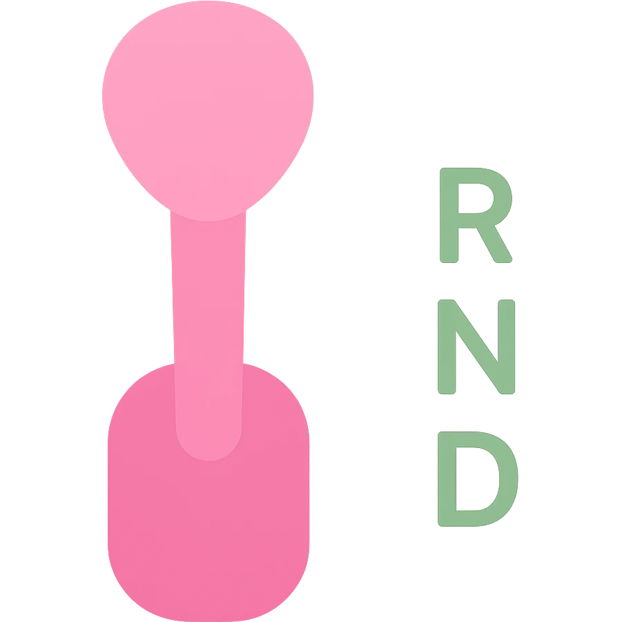 pink gear stick with 3 settings icon emoji