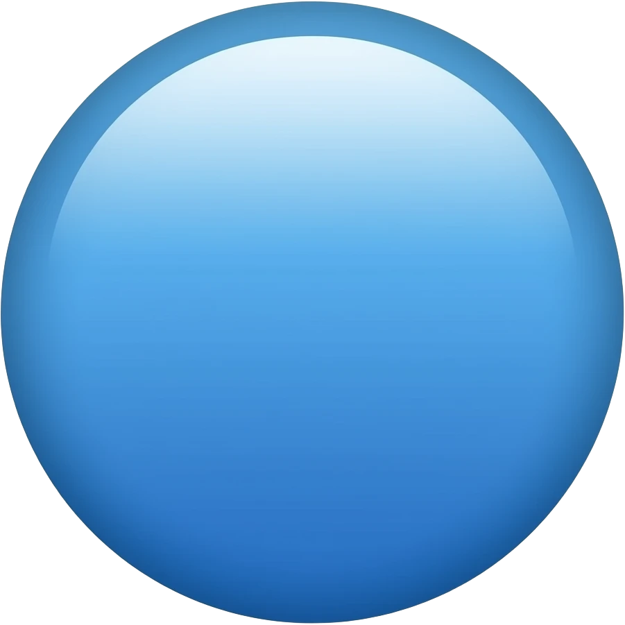 gradient blue flat circle emoji