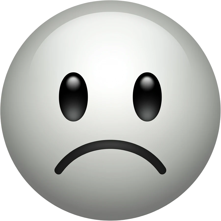 cara triste emoji
