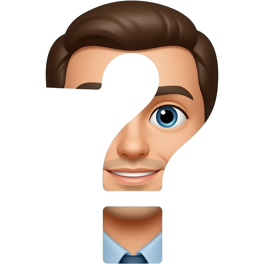 question mark guy emoji
