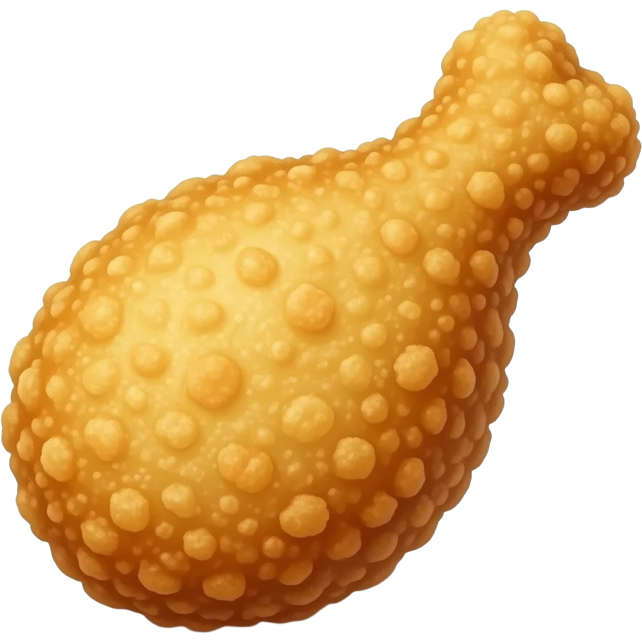 Cinematic realistic chicken nuggets emoji