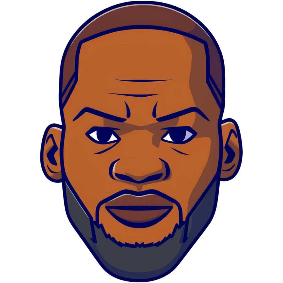 James LeBron face emoji