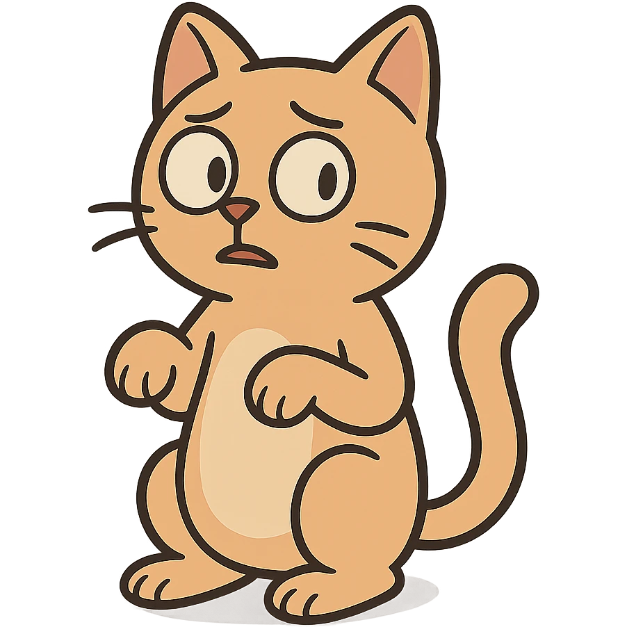 cat no human no background emoji