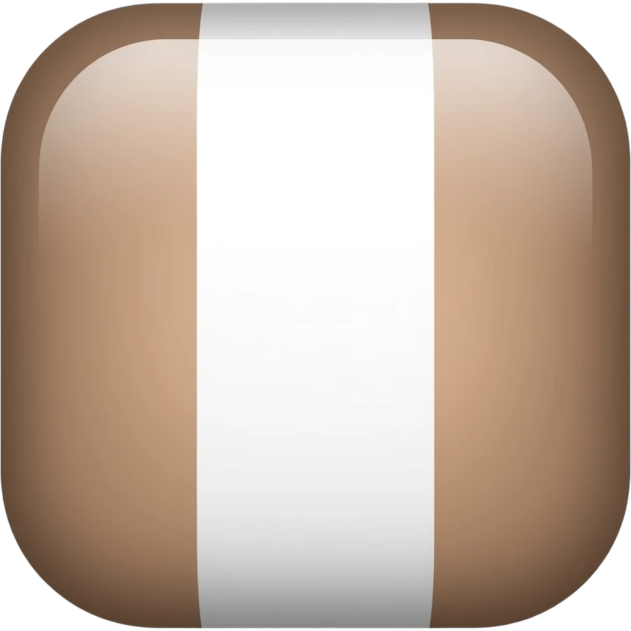 Mude a cor dessa faixa de azul para branca emoji