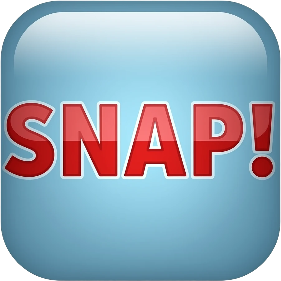 Text "SNAP!" emoji
